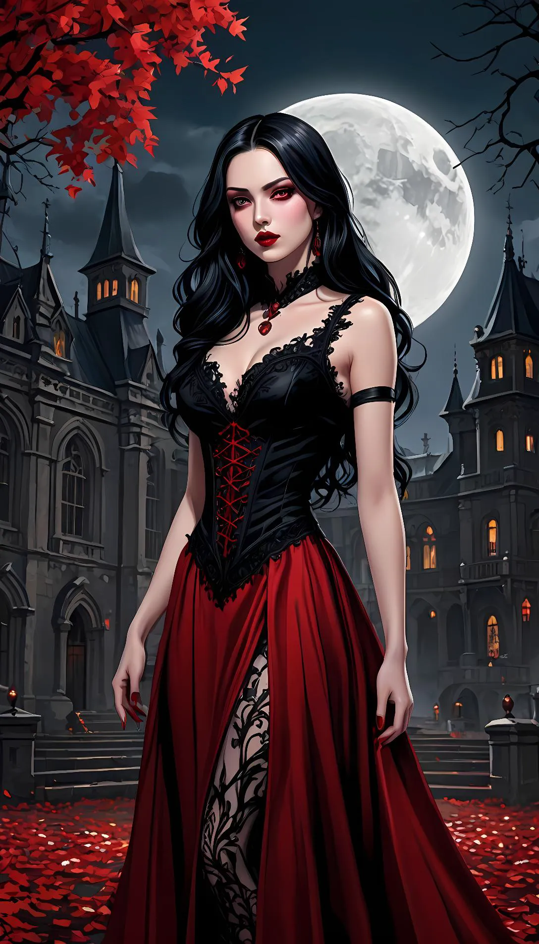 Museland-Seduce the Vampire Mistress-VampiricSeductress-BloodRedEyes