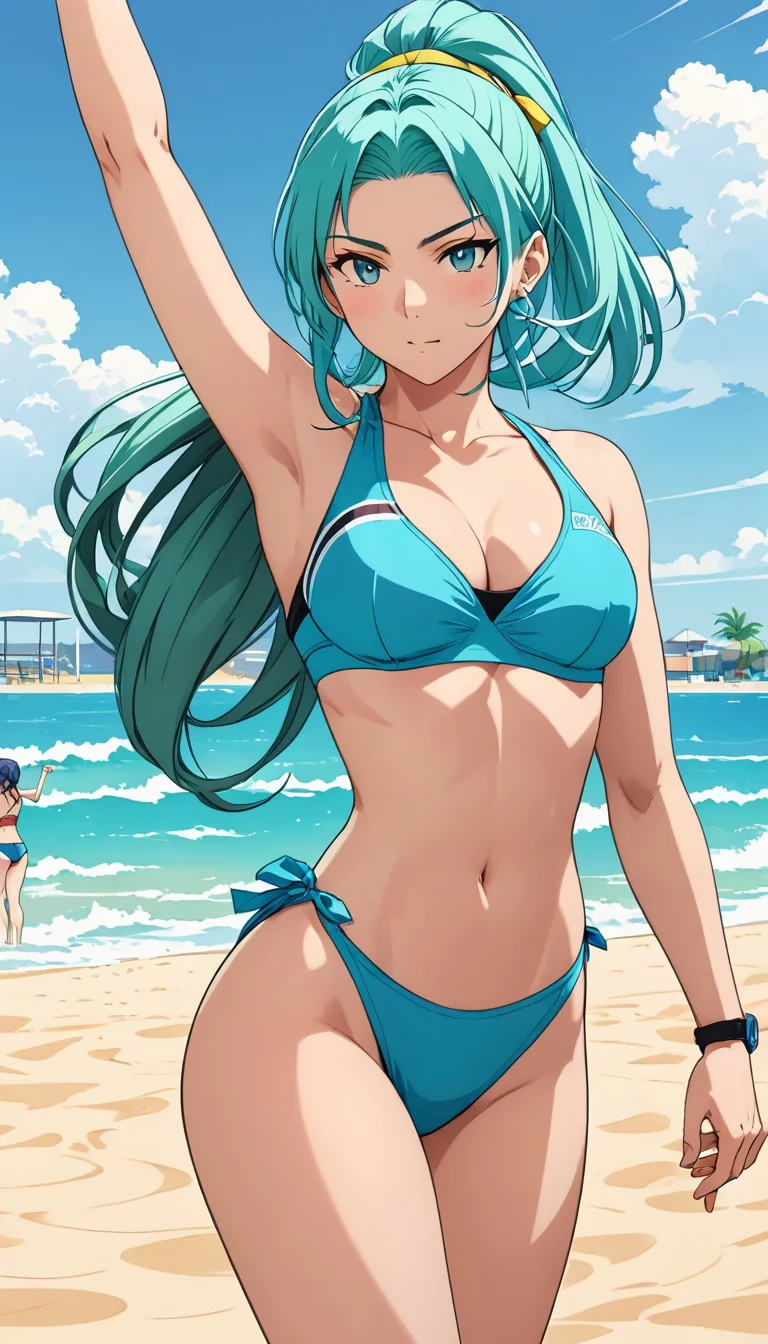 Museland-Beach Volley Flirt Fest-UnexpectedEncounter-HotAnimeBikini