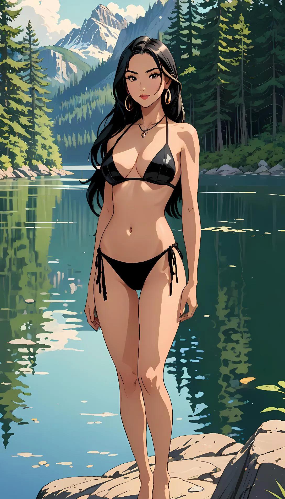 Museland-Skinny Dipping Surprise-ForbiddenEncounter-DeerskinBikini