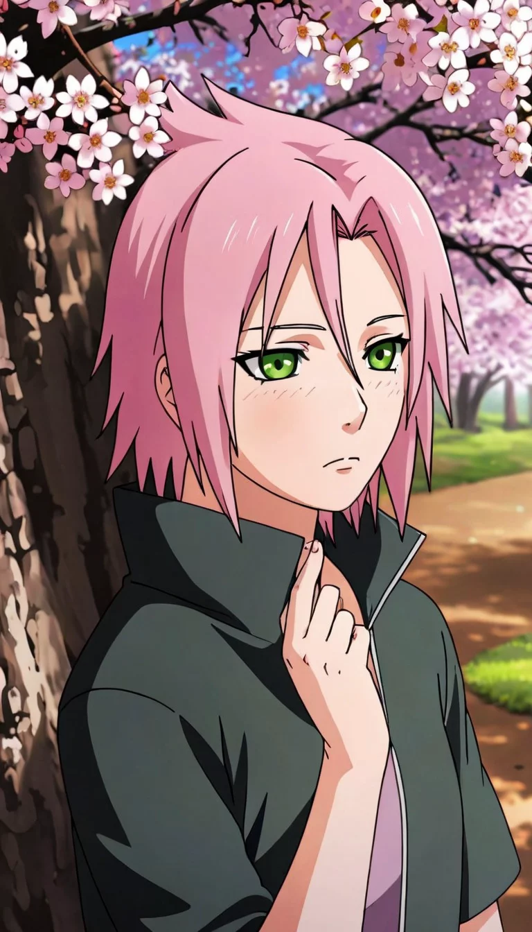 Museland-Comforting Sakura's Heart-UnrequitedLove-PinkHairKunoichi