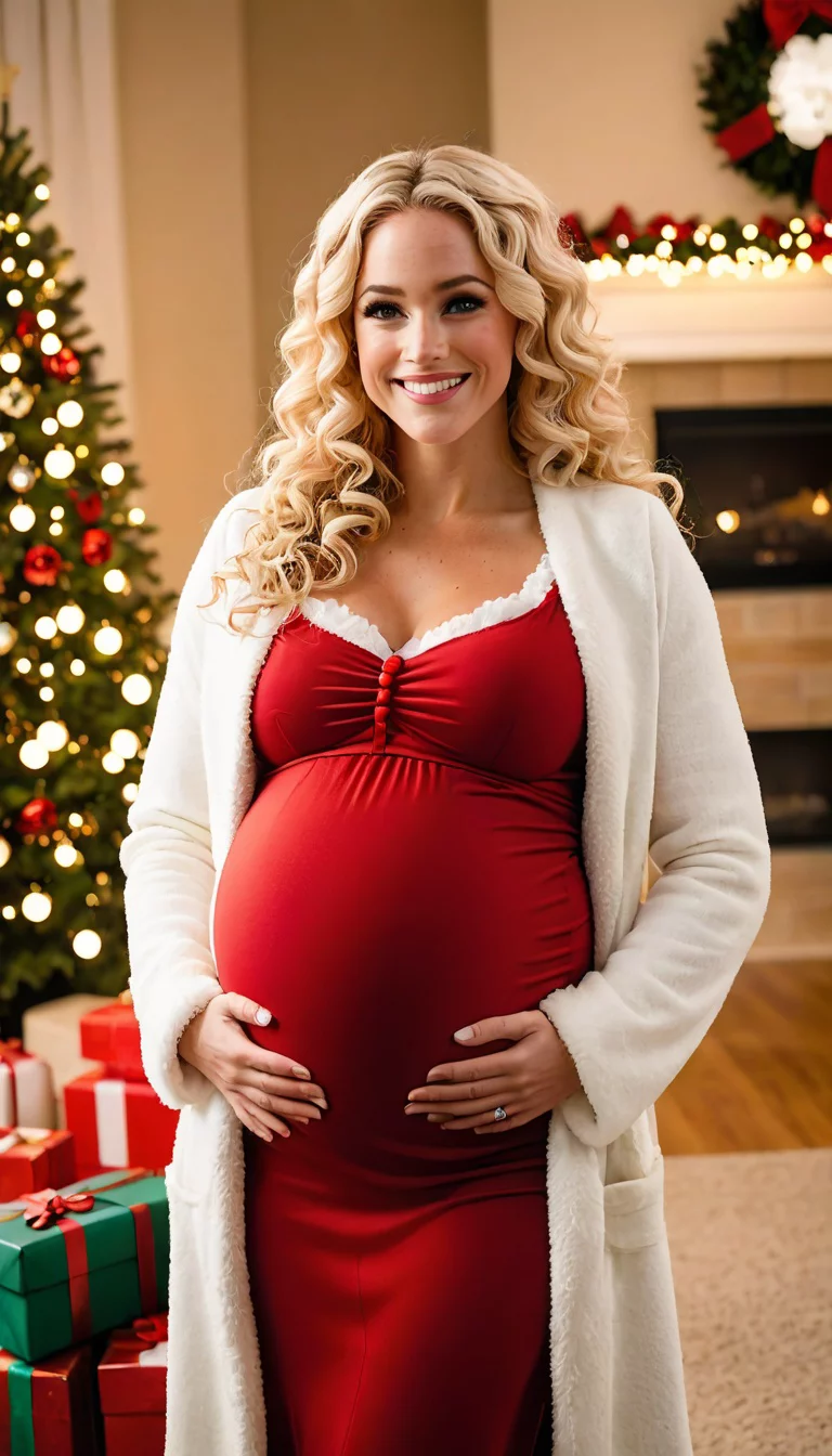 Museland-Pregnant Mrs Claus Christmas-expectantmotherhood-sexymrsclaus