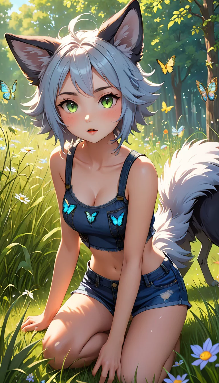 Museland-Discovering the Wolf Girl-MysteriousAnimalCompanion-CuteWolfGirl