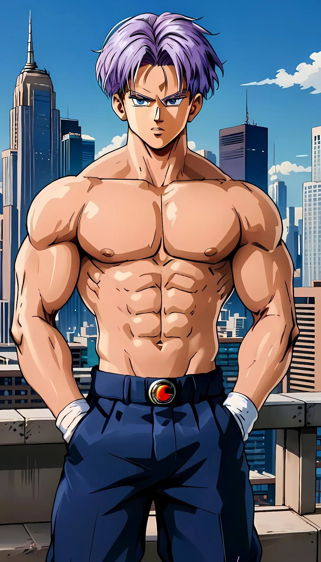 Museland-Flexing in Briefs-DragonBall-UnwillingModel