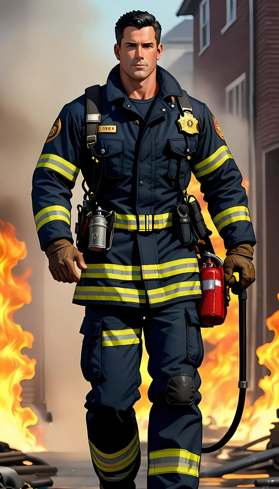 Museland-Firehouse Quickie-HotFireman-ForbiddenRomance