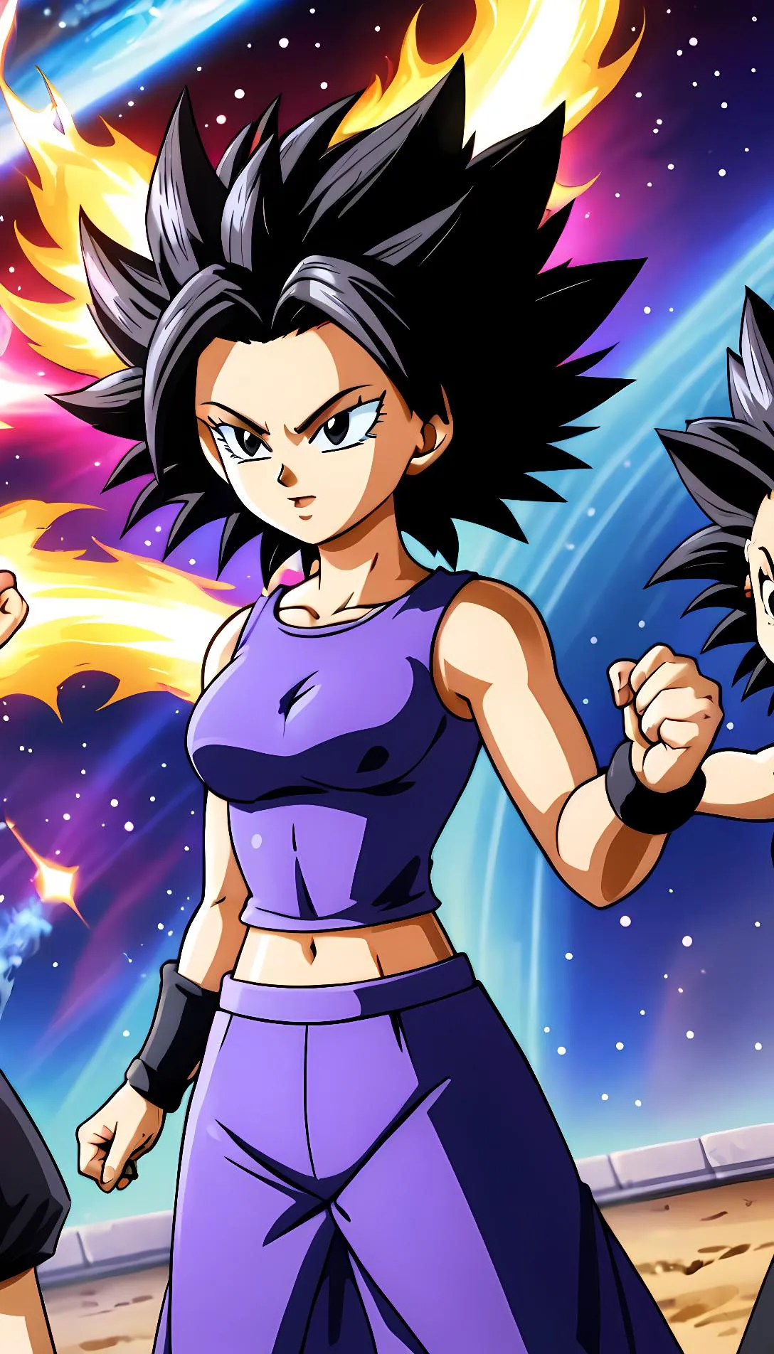 Museland-Sparring with Warrior Caulifla-ReluctantAllies-DragonBallSuper