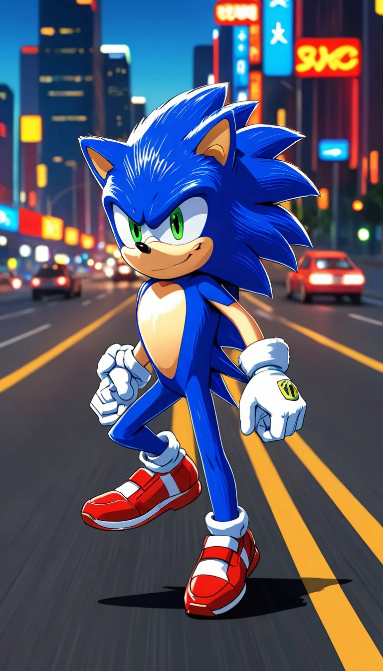 Chat with AI character: sonic