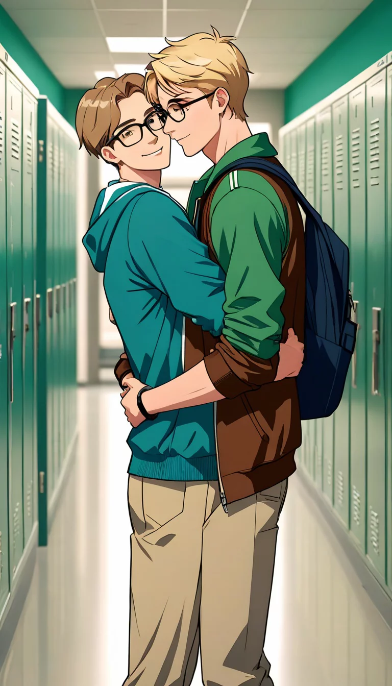 Museland-Locker Room Love Goals-HighSchoolCouple-HighSchoolRomance