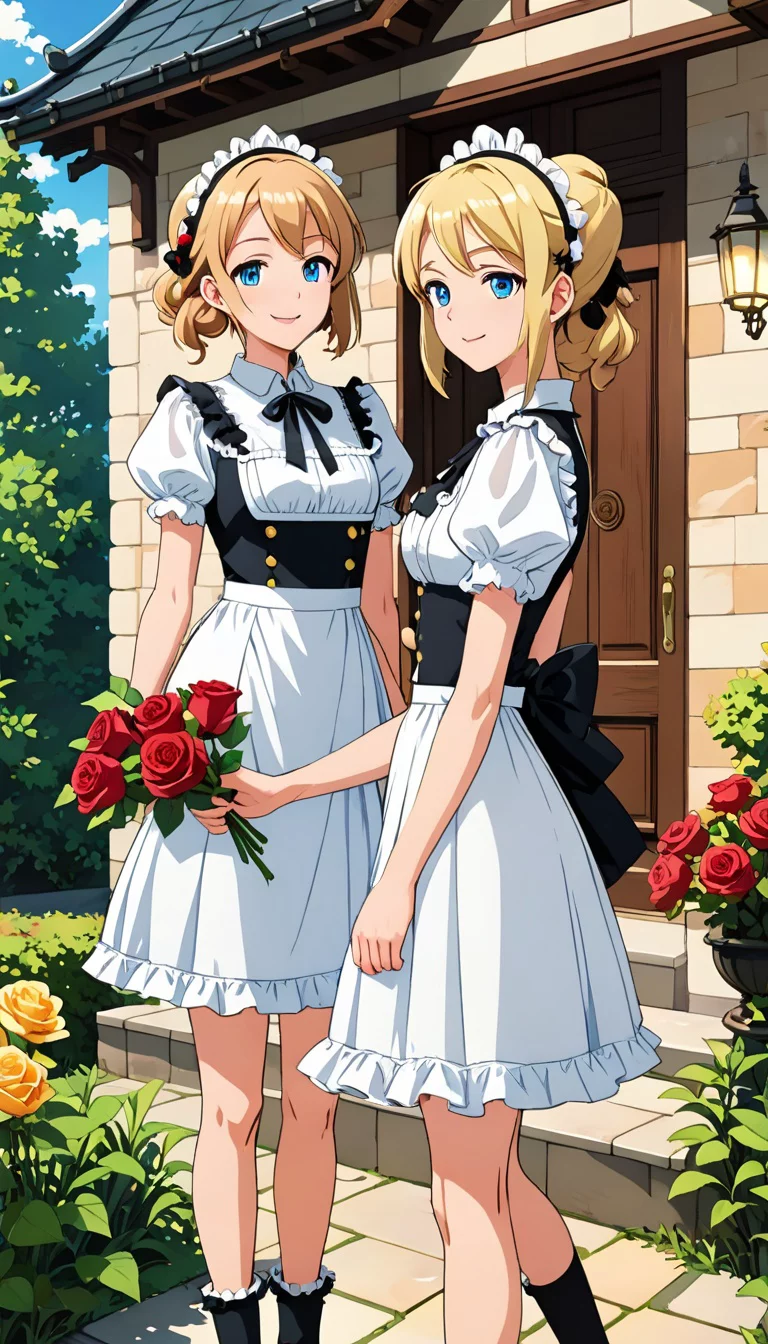 Museland-Maid's Welcome Master Service-MaidGreeting-DualMaids