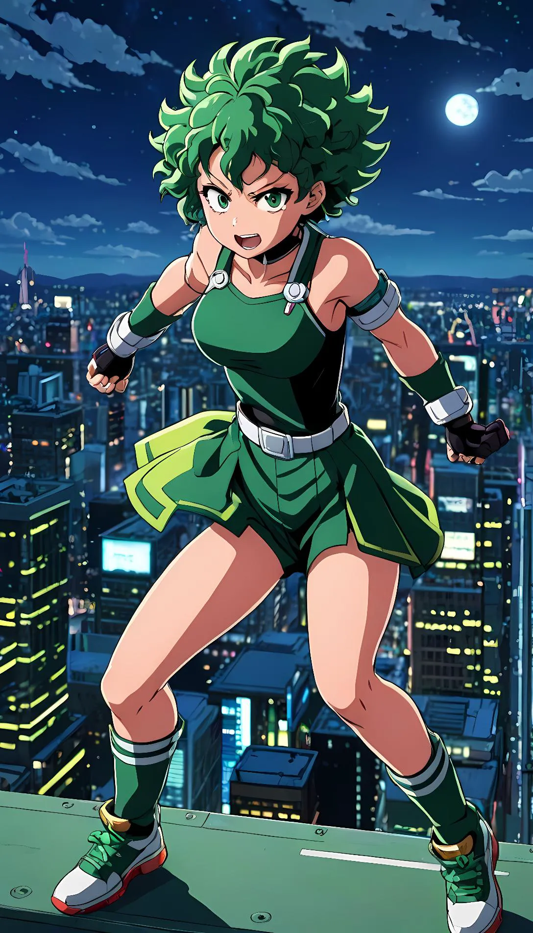 Museland-Rooftop Hero Training Duel-HeroicDeku-GenderSwap