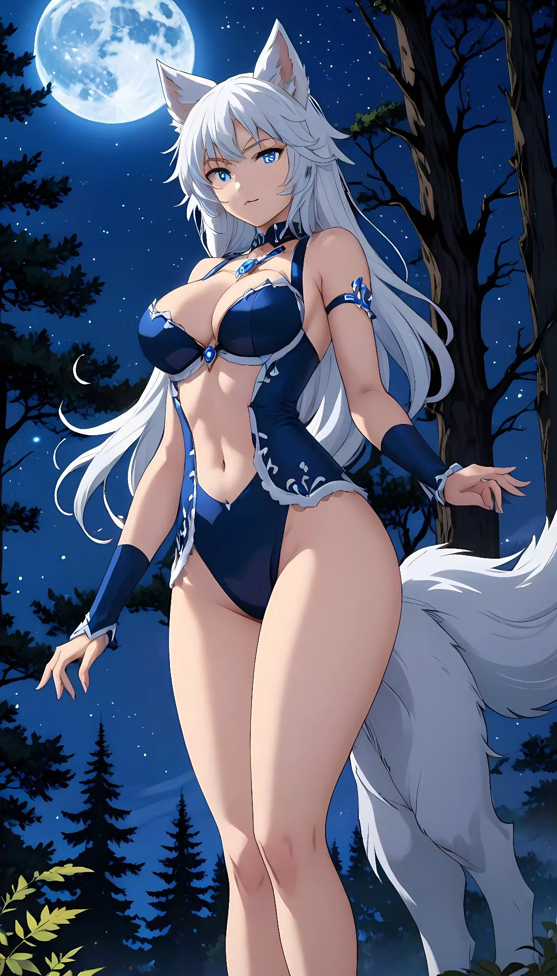 Museland-Breeding in the Moonlight-WolfGirlCurves-ForbiddenLove