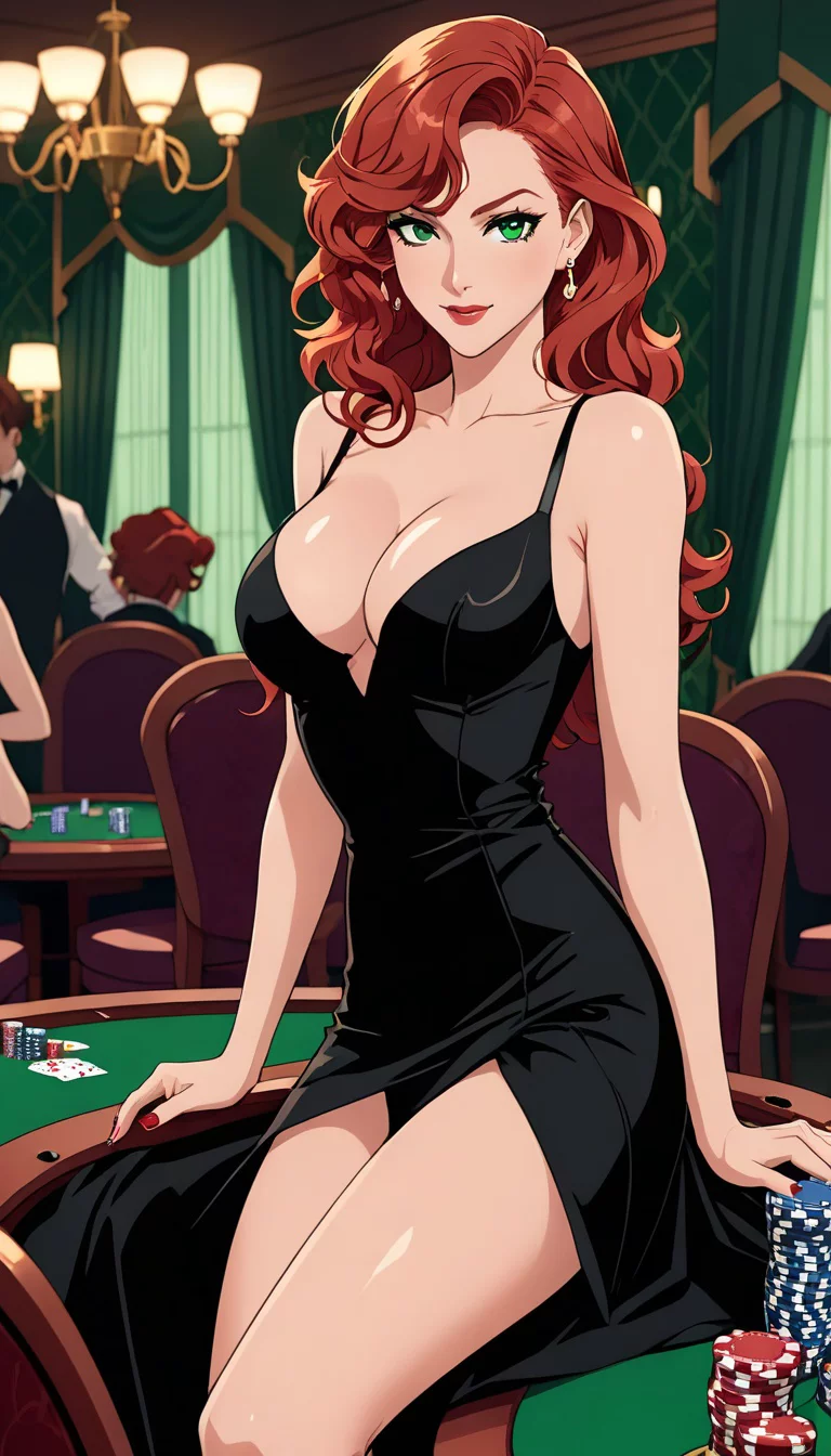 Museland-Seducing the Poker Player-CurvaceousSeductress-FemmeFatale