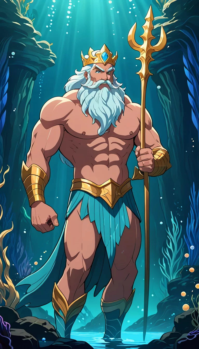 Museland-King Triton's Secret Embrace-ForbiddenRomance-KingTriton