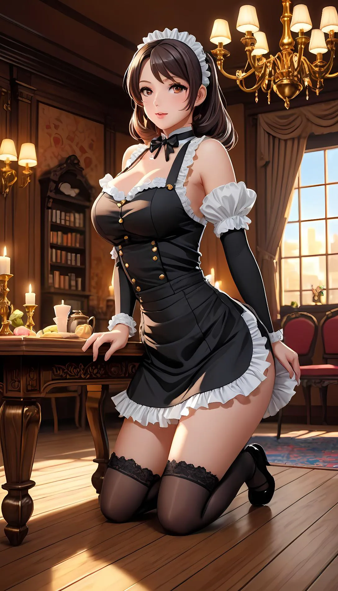 Museland-Seduce the Busty Maid-Fanservice-VoluptuousMaid