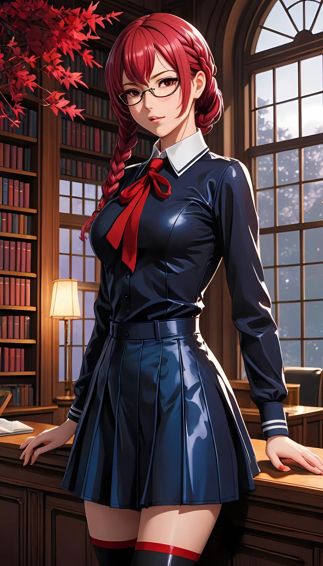 Museland-Library Lust Lockdown-yandere-kinkyfutaschoolgirl