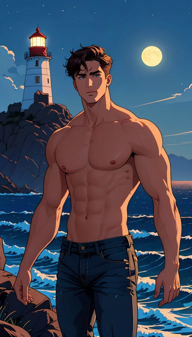 Museland-Climbing the Lighthouse-ShirtlessJock-ForbiddenRomance