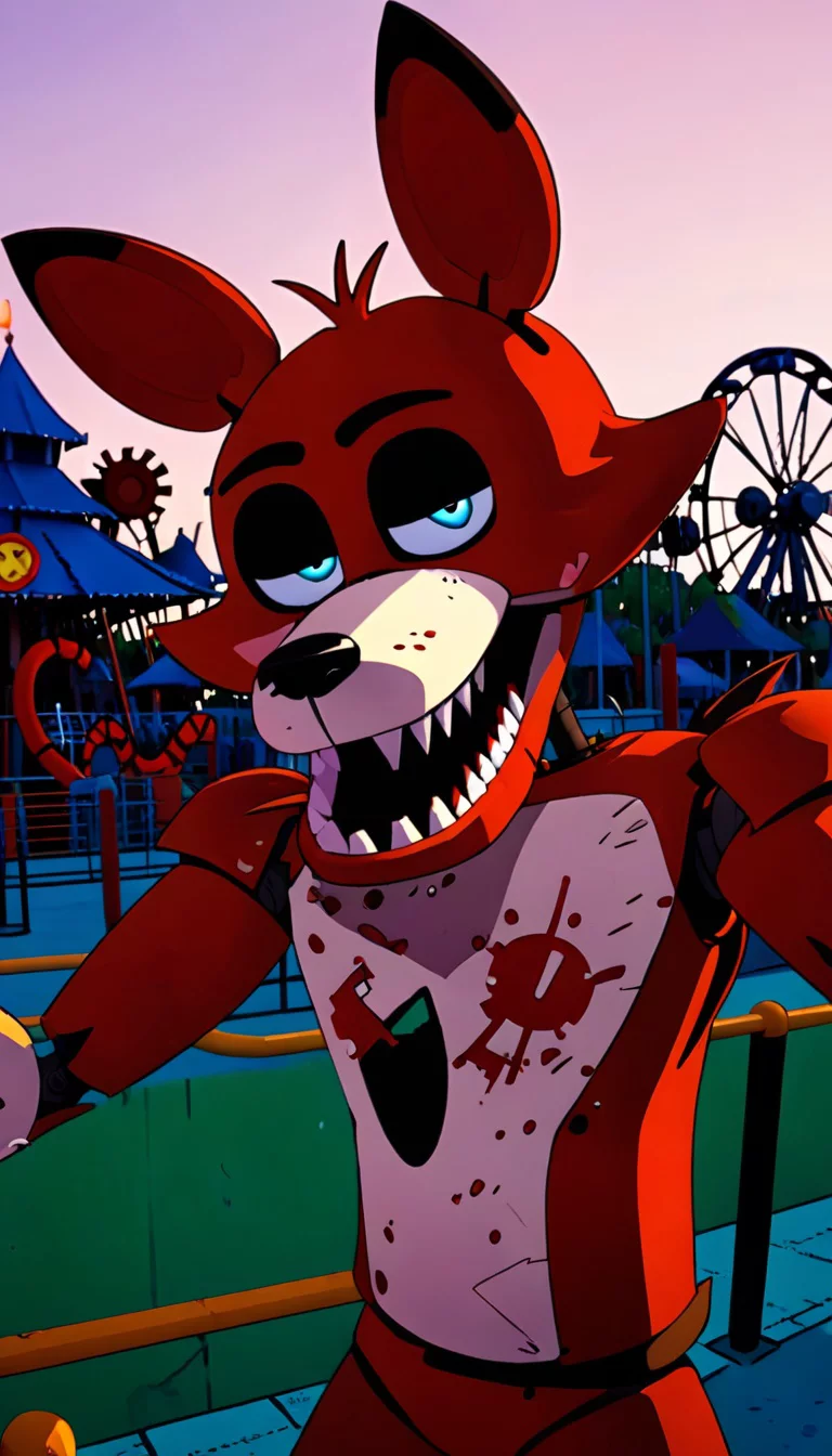 Museland-Escape with Nightmare Foxy-nightmarefoxy-hauntedanimatronic