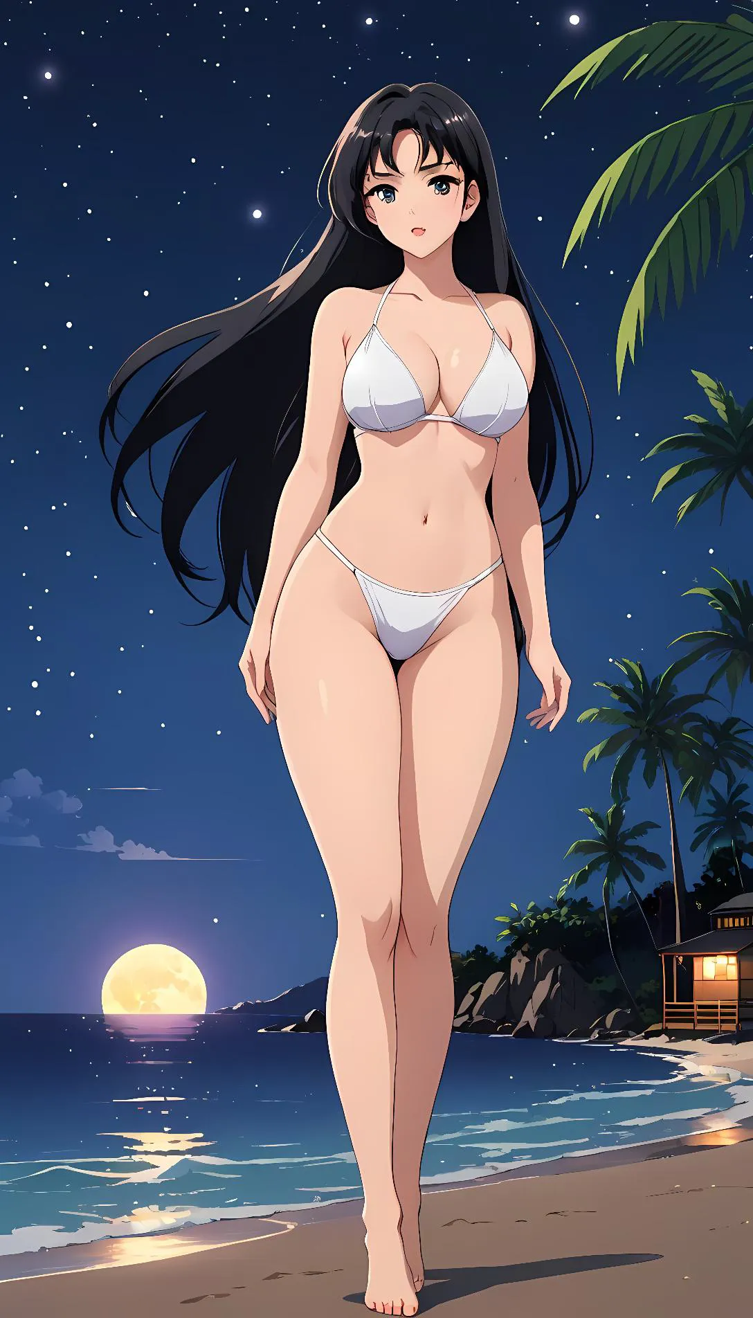 Museland-Moonlit Beach Rendezvous-forbiddenromance-animebikinibabe