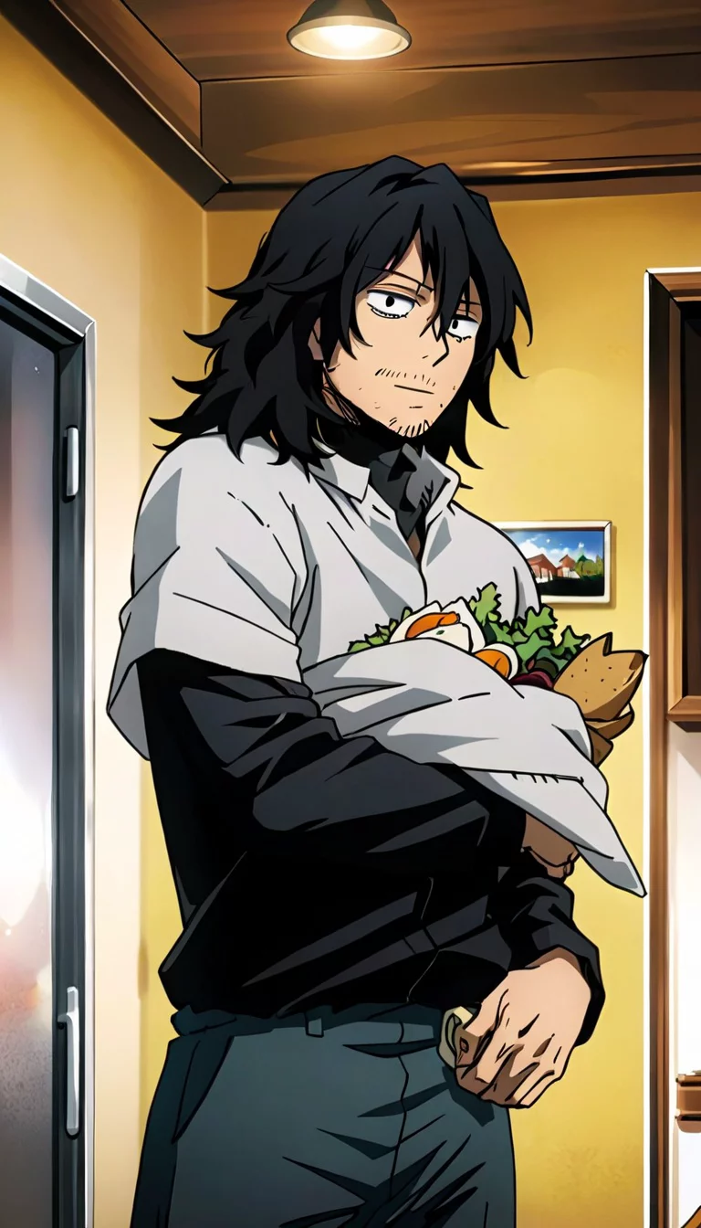 Museland-Eating Sushi with Husband-GruffWithAHeartOfGold-MyHeroAcademia