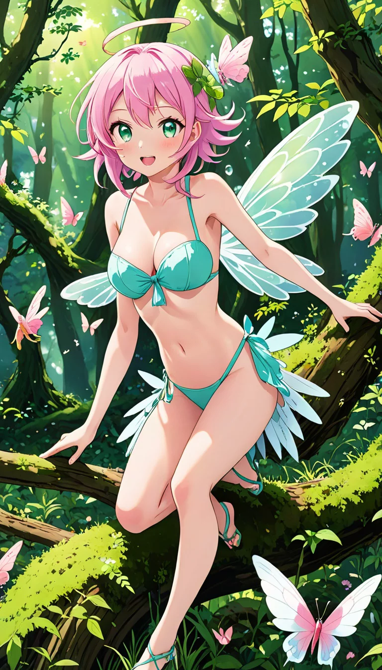 Museland-Exploring the Enchanted Forest-MagicalGirlfriend-PinkFairyBikini