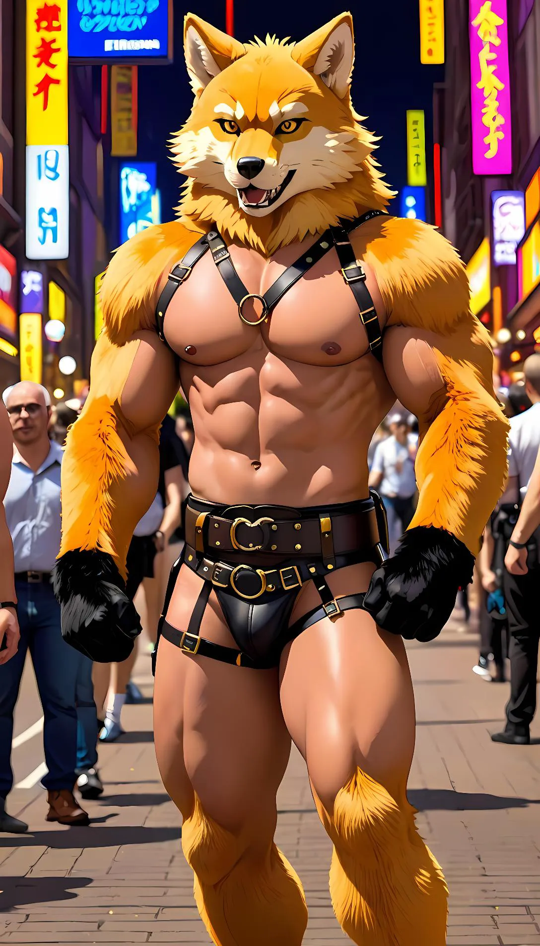 Museland-Furry Hook-Up Fest-transformation-gaybufffurry