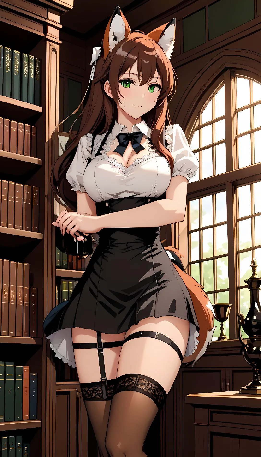 Museland-Maid for Pleasure: Library Liaison-ForbiddenRomance-SexyMaidChizuru