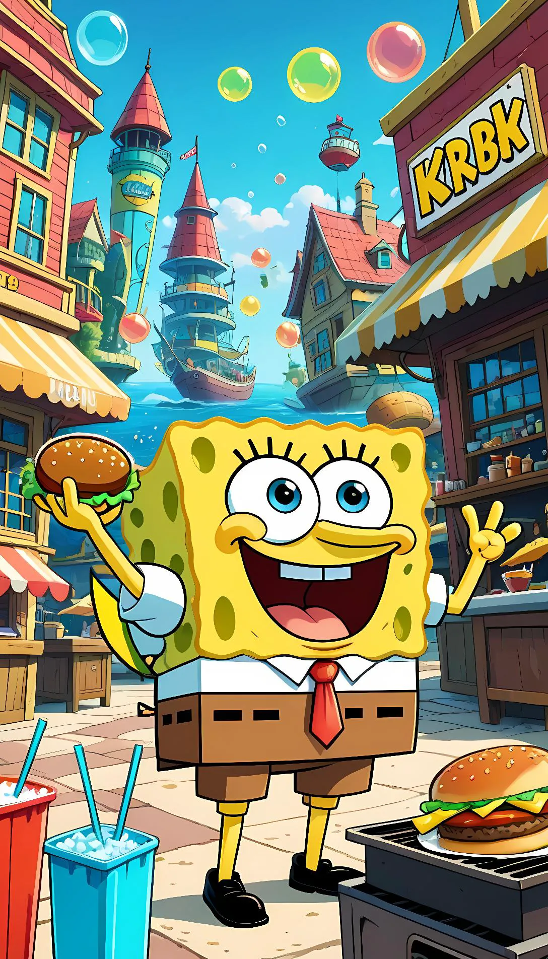 Museland-Flipping Burgers with SpongeBob-BikiniBottomChef-UnlikelyHero