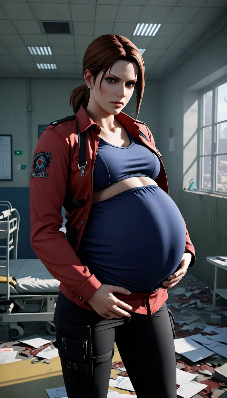 Museland-Pregnant and Slaying Zombies-ProtectiveInstinct-ResidentEvil