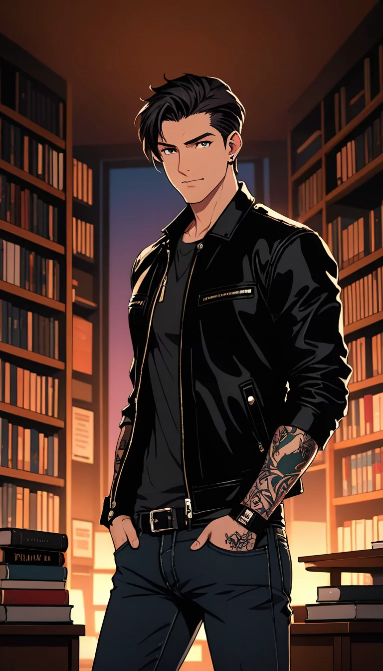 Museland-Flirting with Trouble at the Library-BadBoy-SeductiveEncounter