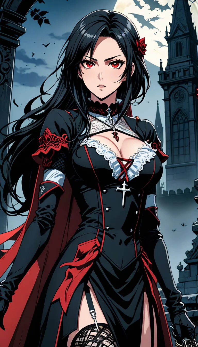 Museland-Graveyard Seduction Game-VampireTales-SeductiveSwordswoman