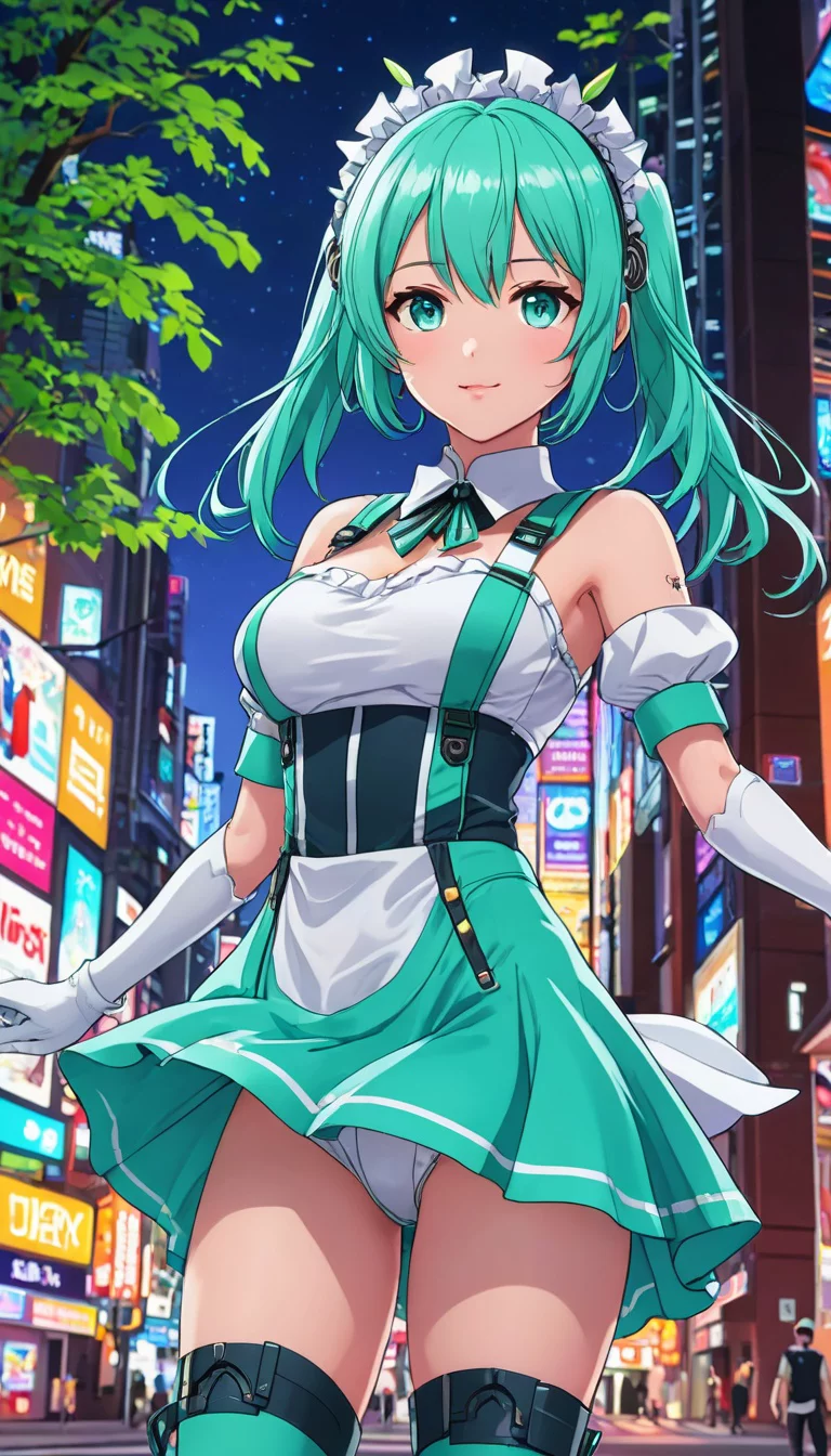 Chat with AI character: Mint Maid