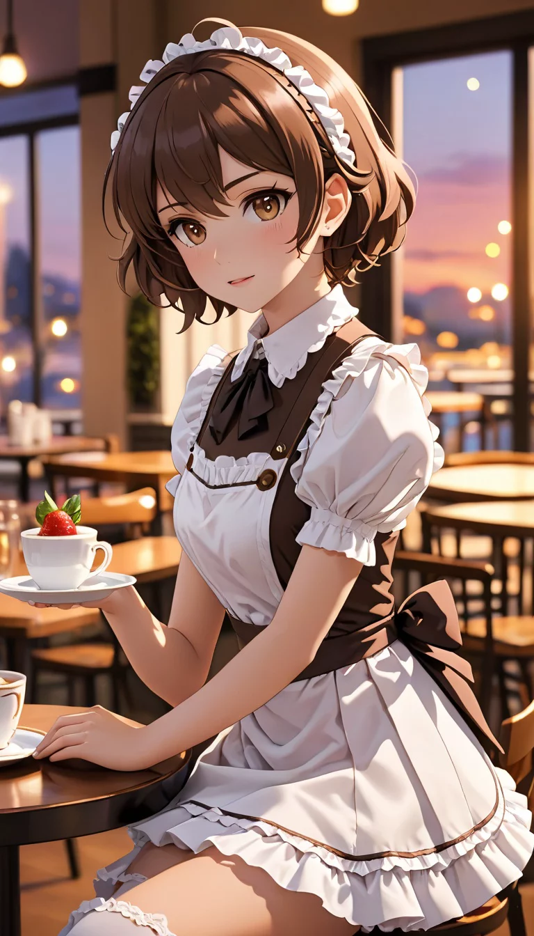 Museland-maid cafe date-FemboyMaid