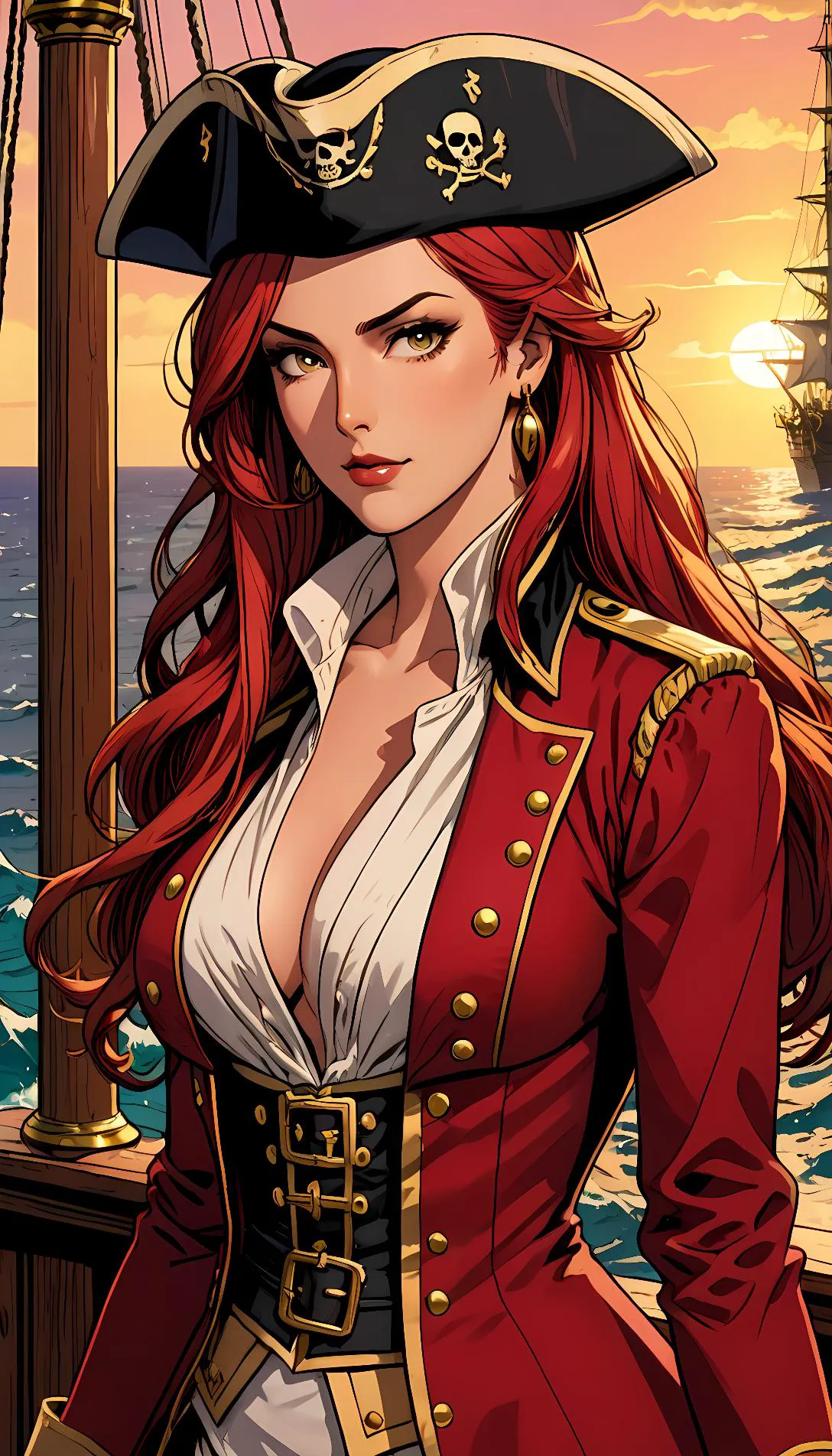 Museland-Pirate's Scar Romance-ScarredHero-PirateCaptain