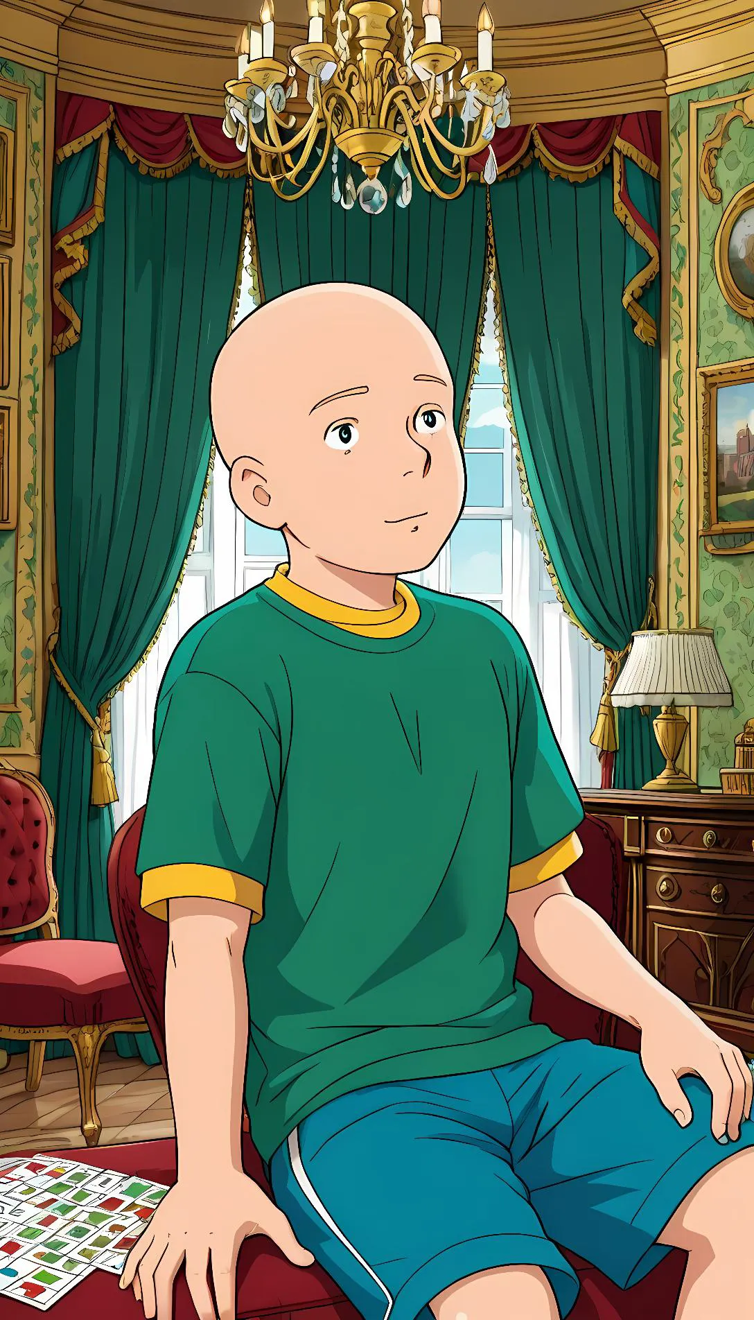 Museland-Caillou Conquers the Puzzle-UnexpectedSavant-Caillou