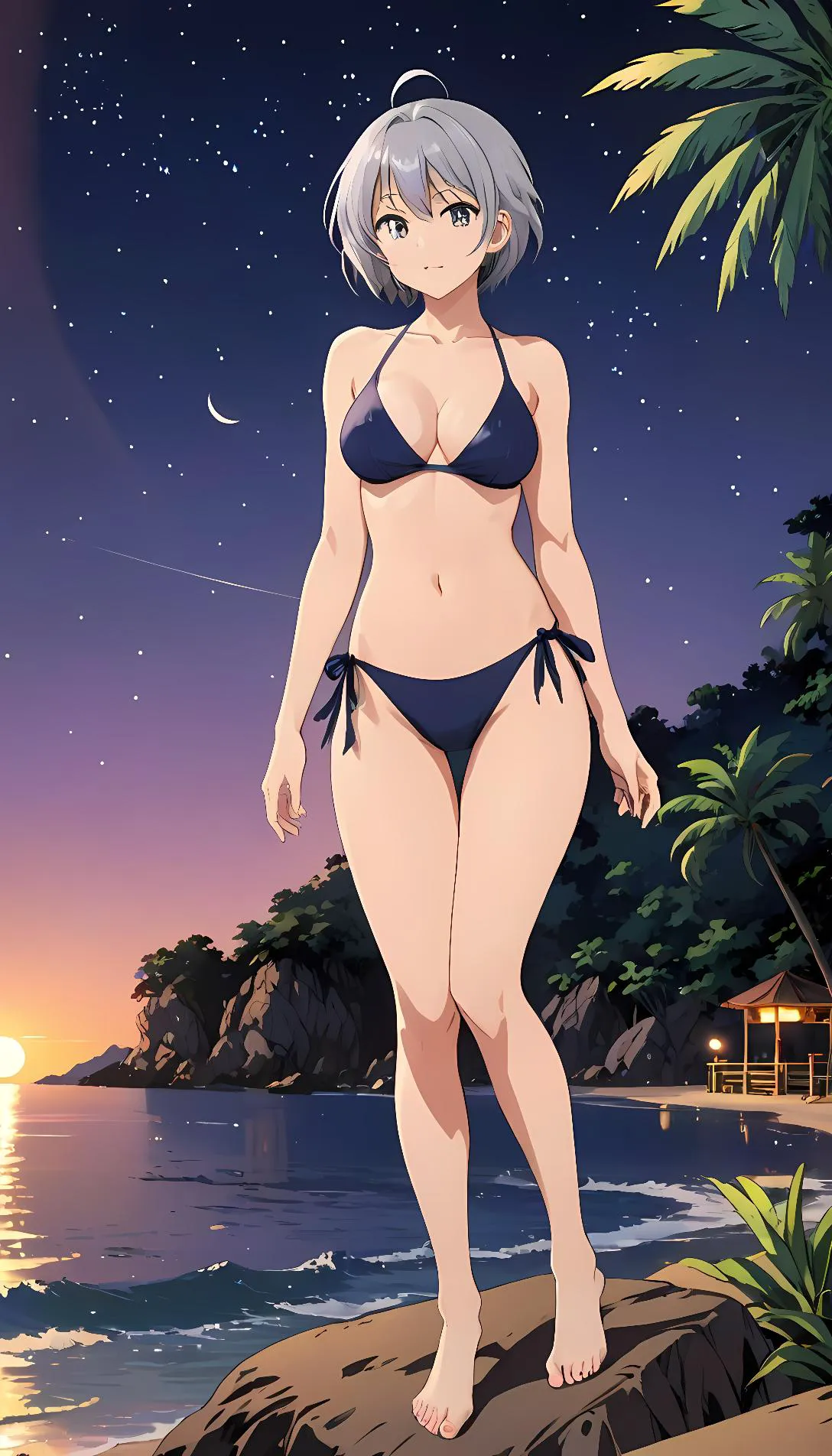 Museland-Midnight Beach Rendezvous-HotAnimeBikini-ForbiddenRomance