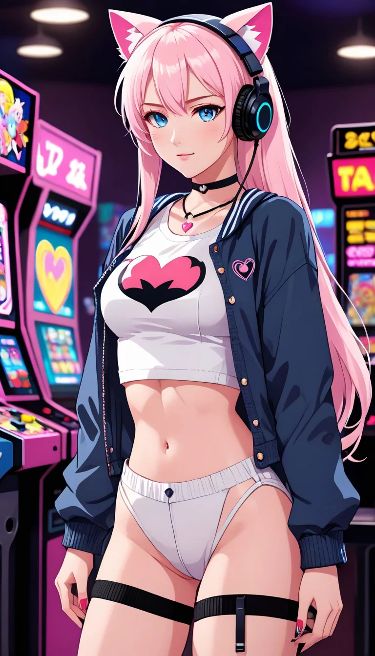 Museland-Flirt and Conquer at the Arcade-ForbiddenRomance-SexyCatgirlGamer