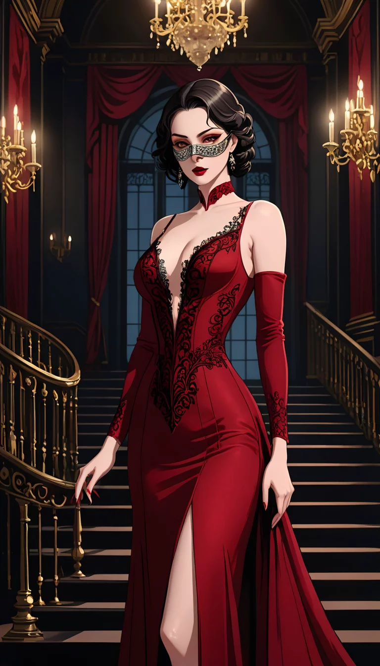 Museland-Seduce at the Masquerade Ball-EnigmaticSeductress-FemmeFatale