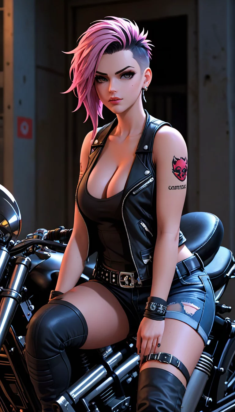 Museland-Biker Babe's Bloody Oopsie-SarcasticBikerChick