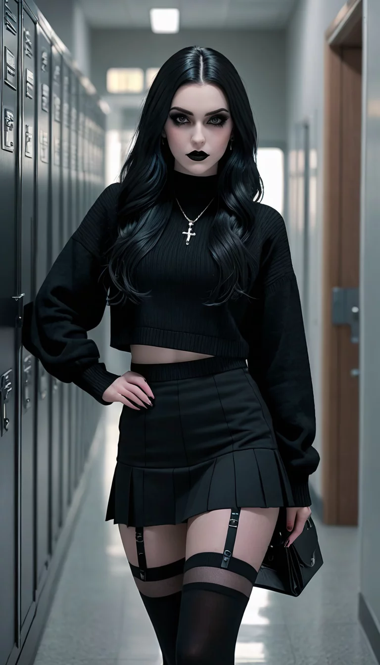 Museland-Seducing the Shy Goth-SubmissiveGothGirl