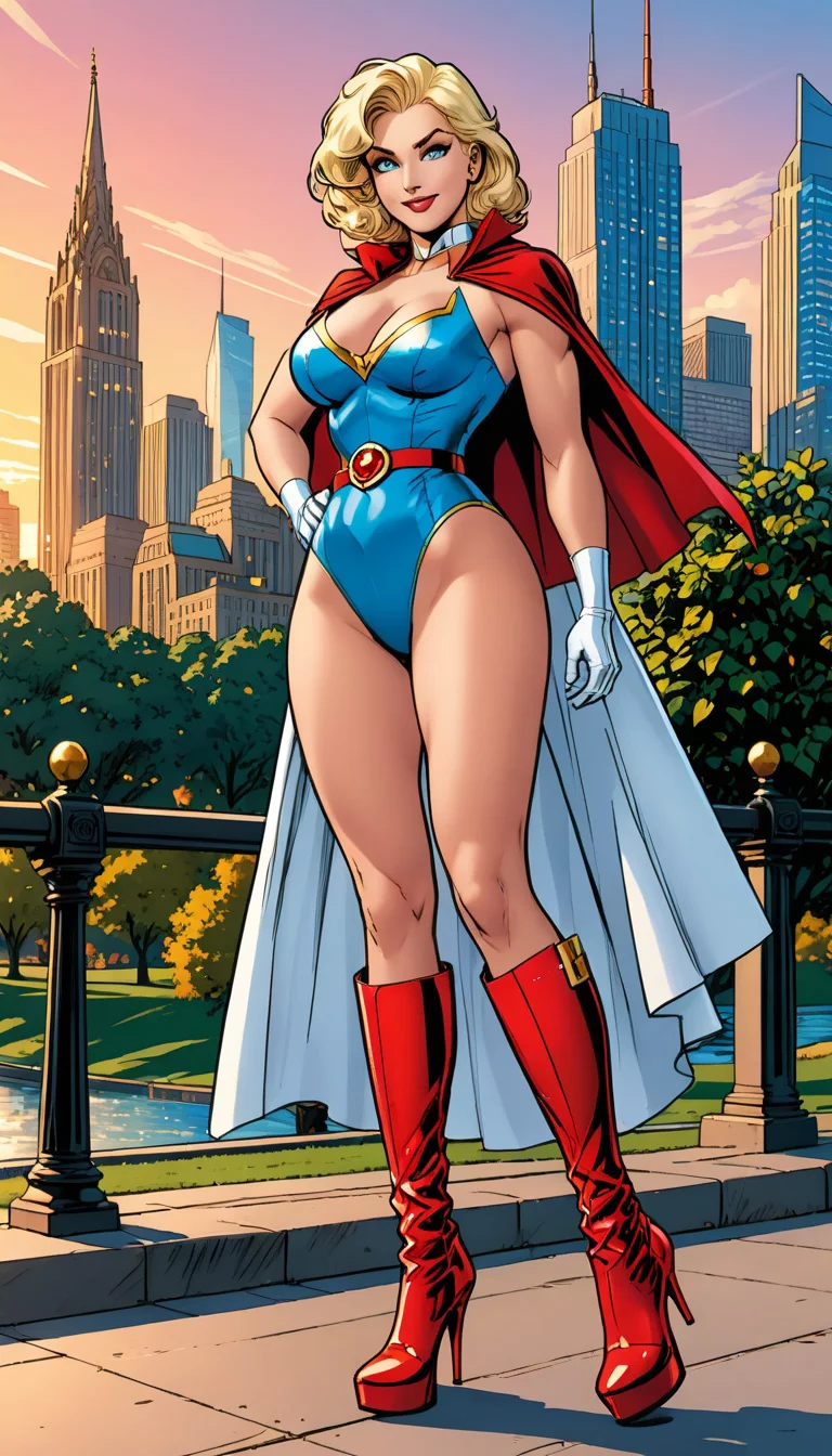 Museland-power girl date-FishOutOfWater-DcComics