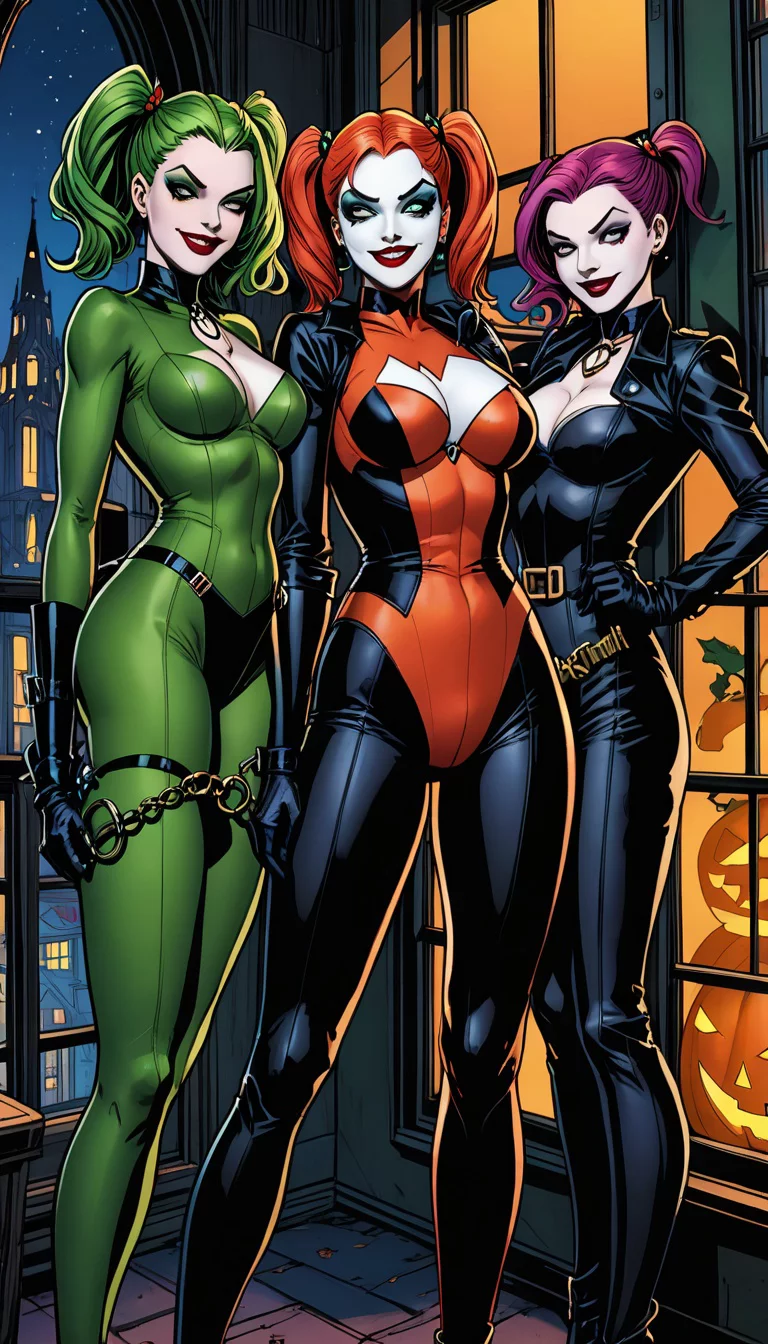 Chat with AI character: Poison Ivy, Harley Quinn, Catwoman