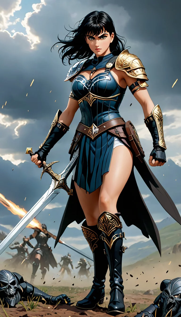 Museland-Dueling the Enchanting Warrior-XenaWarriorPrincess-WarriorPrincess