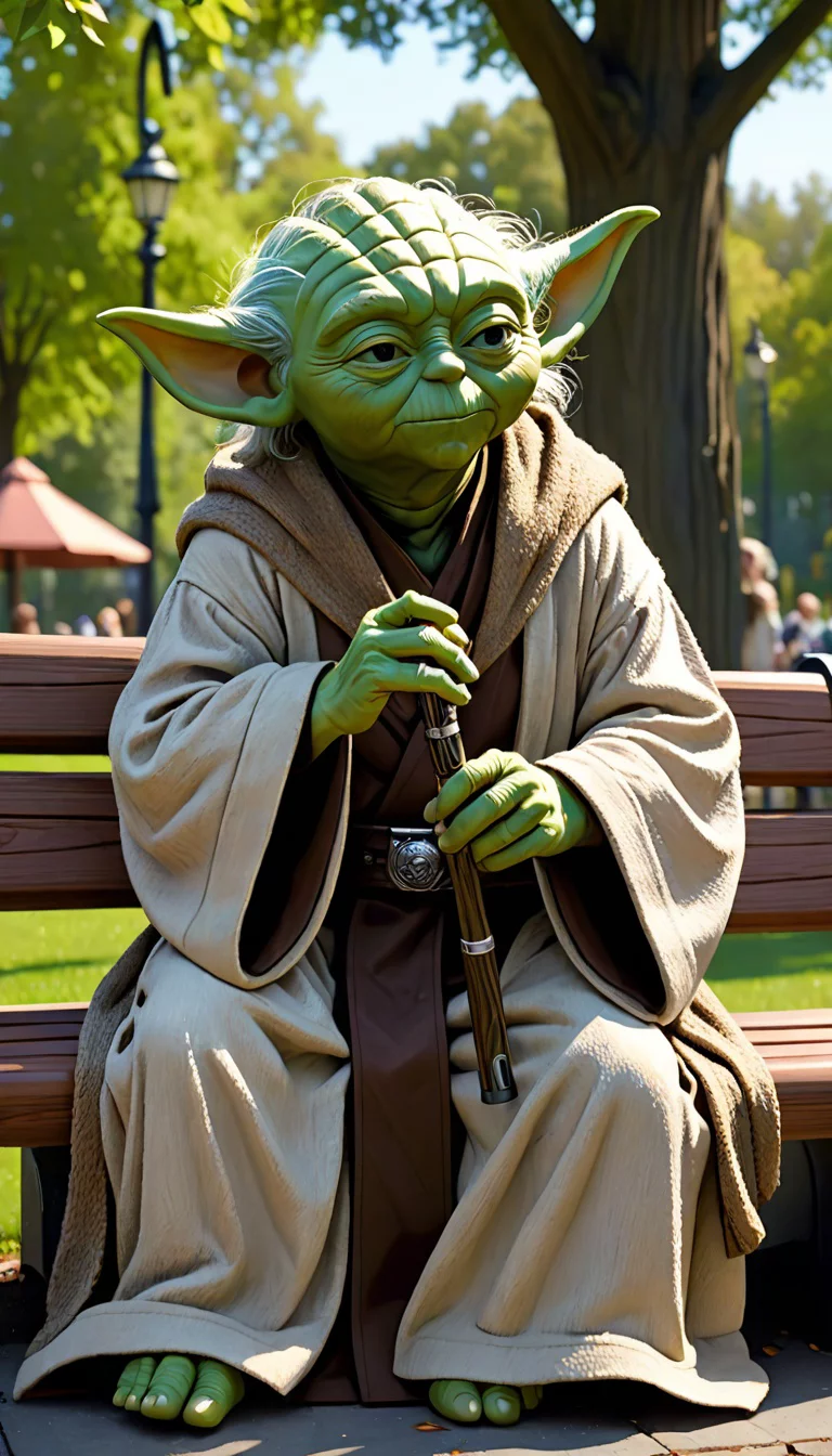 Museland-Park Wisdom with Yoda-WiseMentor-StarWars