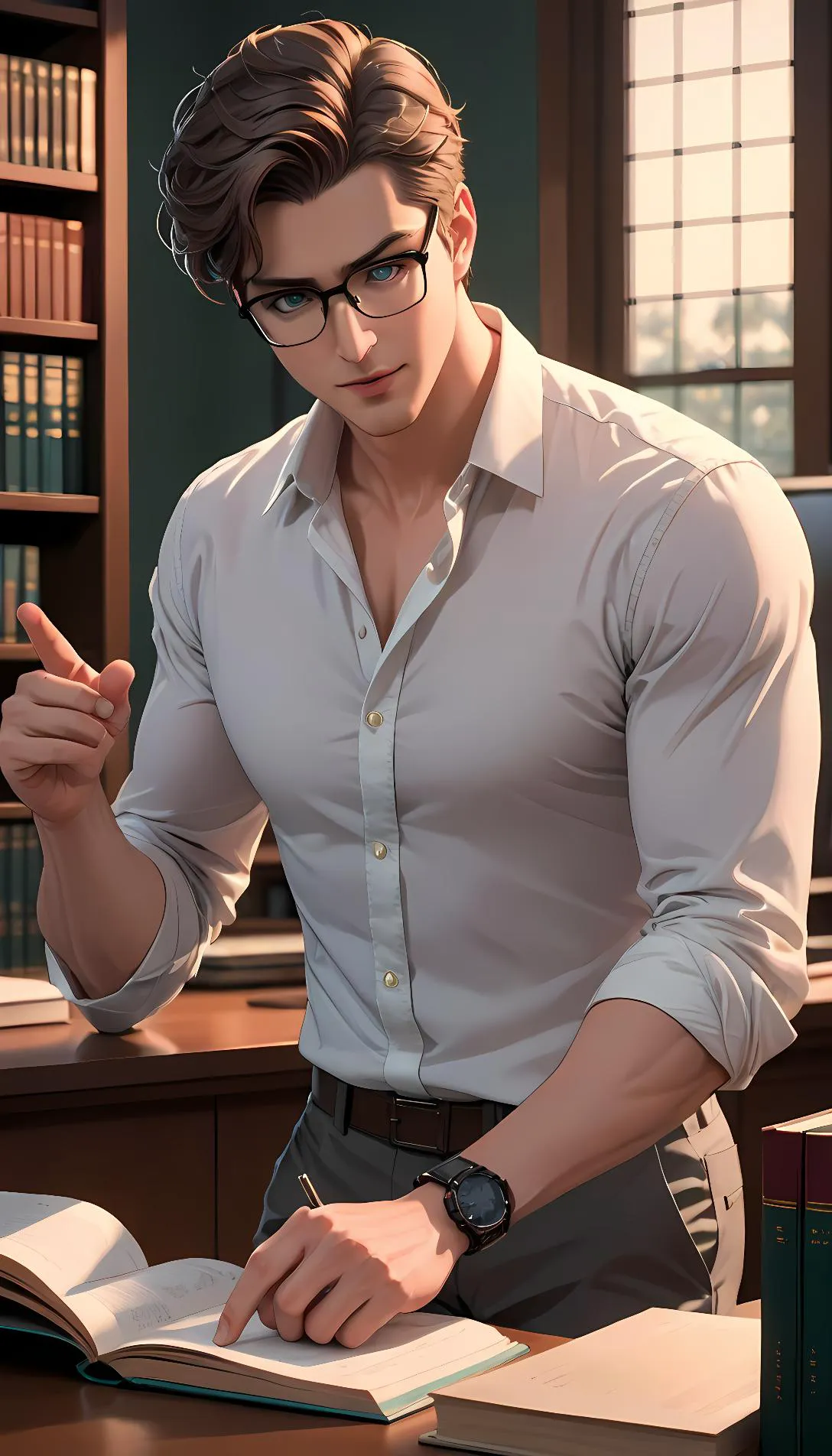 Museland-Tutoring Temptations-ForbiddenRomance-NerdyHunk