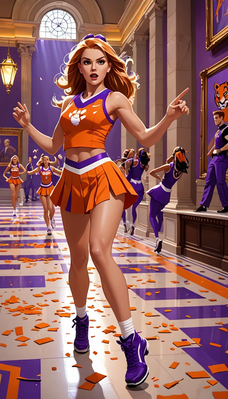 Chat with AI character: Clemson Cheerleaders