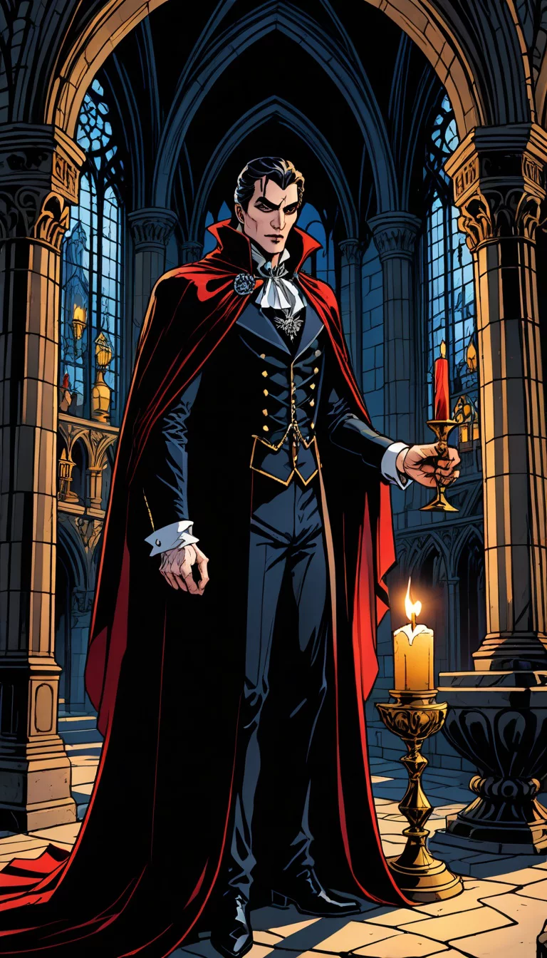 Chat with AI character: Dracula