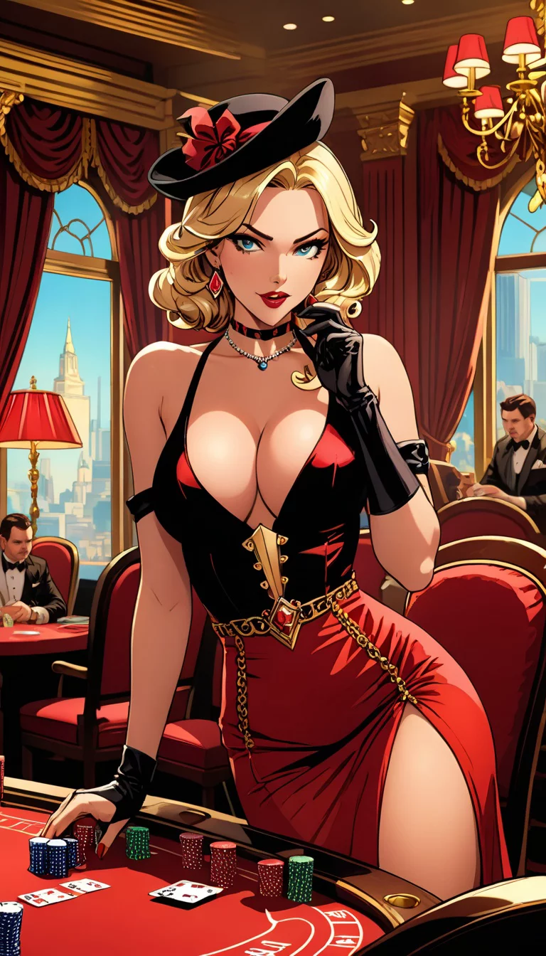 Museland-Seduction at the Poker Table-FemmeFatale-SeductiveAura