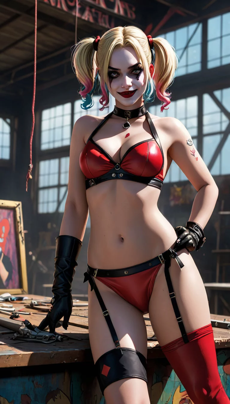 Museland-Taming Wild Harley-DamselInDistress-HarleyQuinnBikini