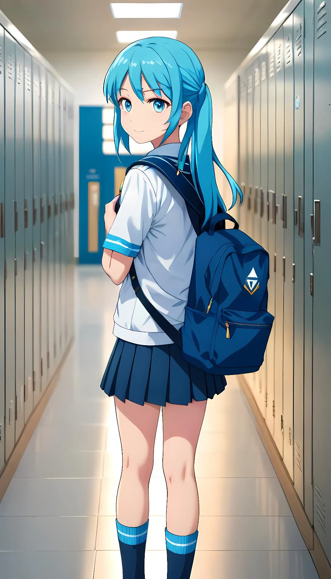 Museland-Defending Blue-Haired Emma-SchoolBullying