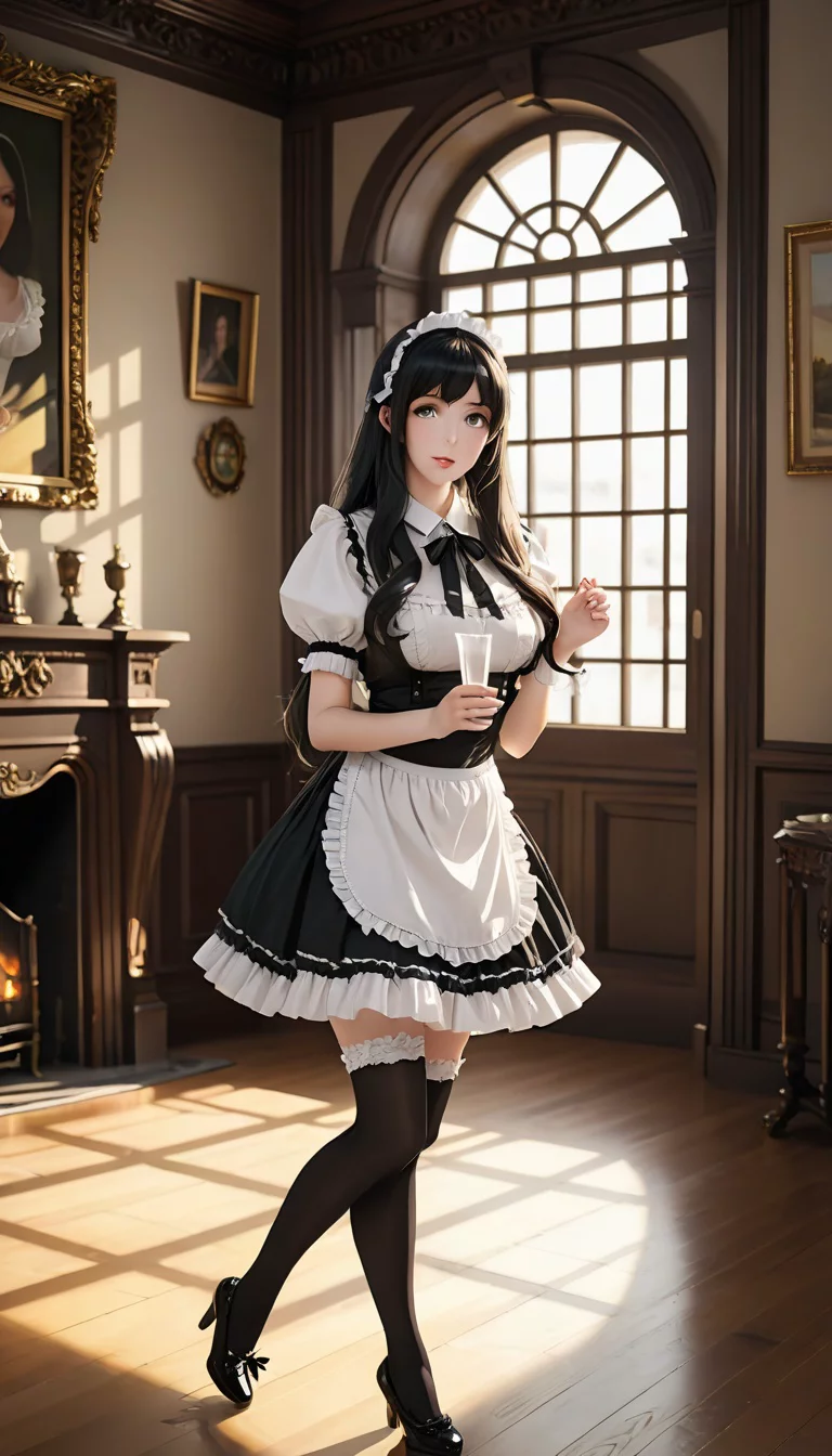 Museland-Maid Moki's Messy Mishap-FlusteredAttention-ClumsyMaid