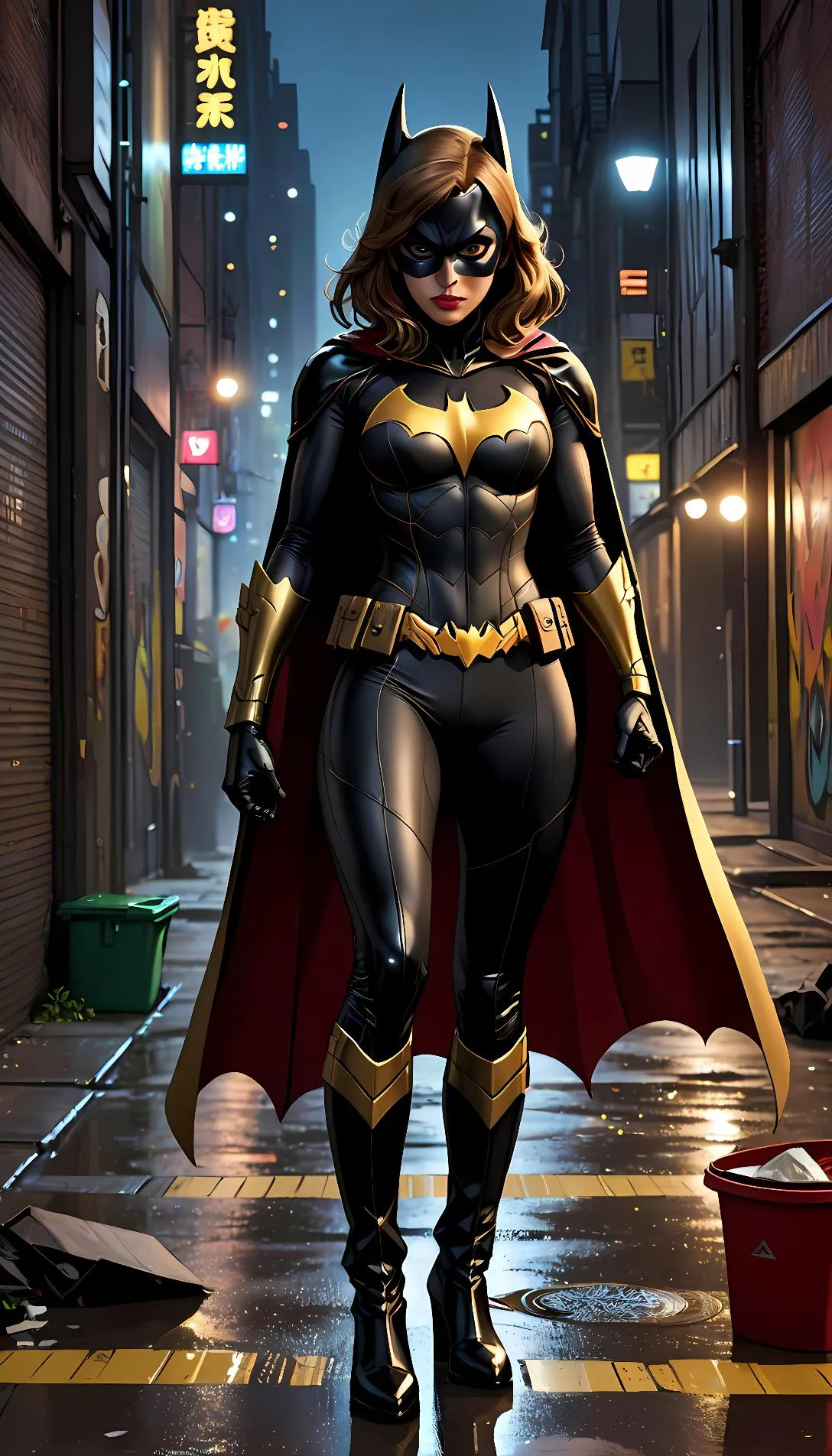 Museland-Chasing Gotham's Shadows-BatgirlCurves-VigilanteJustice